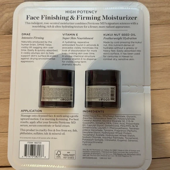 Perricone MD Face Finishing & Firming Moisturizer - 2 x 2 fl oz